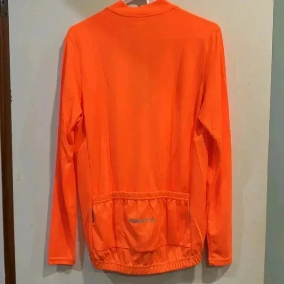 Spotti Neon Orange Long Sleeve Cycling Jersey - Medium - Picture 5 of 5